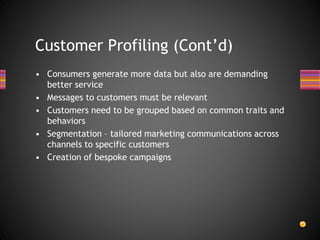 Digital Marketing : Building Customer Profiles using Navigation and ...
