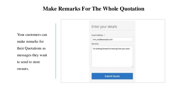 how to make quotation