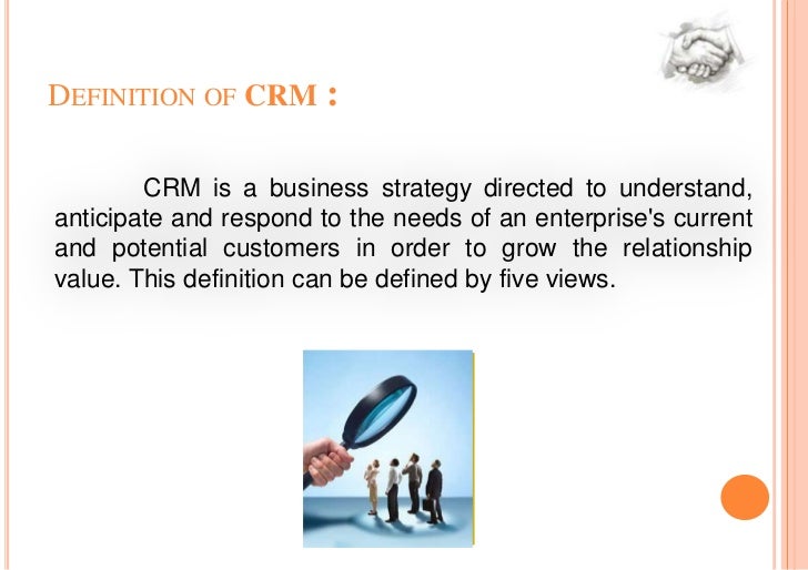 what is the definition of customer relationship management