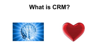 What is CRM?
 