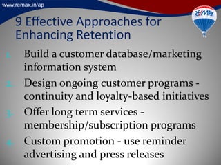 Customer Retention! The Key to Business Growth | PDF