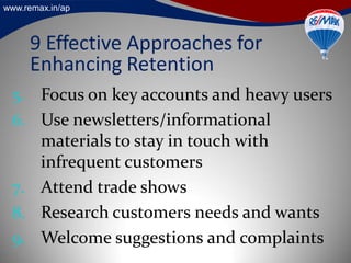 Customer Retention! The Key to Business Growth | PDF