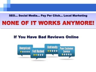 Customer reviews webinar