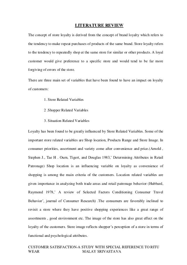 review of literature on customer satisfaction of nokia review of literature on customer satisfaction of nokia