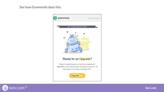 Sarv.com
See how Grammarly does this:
 