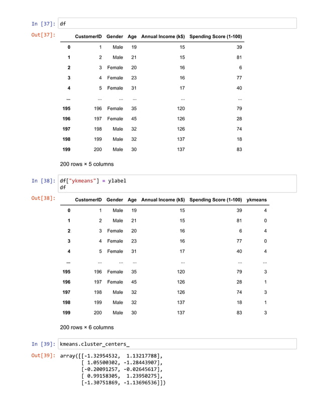 Customer segmentation Of Mall - k means clustering.pdf