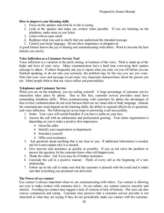resume cover letter for customer service