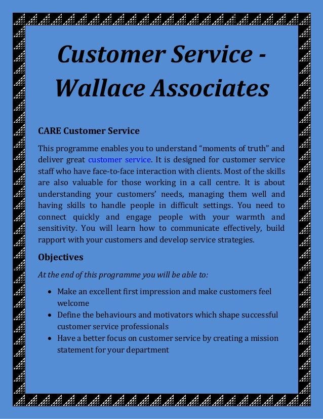 what is your definition of great customer service