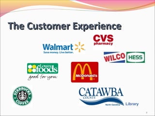 The Customer Experience




                          Library

                                    2
 