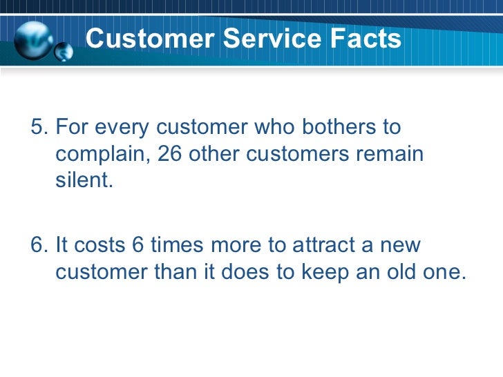 service facts customer service facts service facts customer service facts