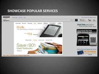 SHOWCASE POPULAR SERVICES
 