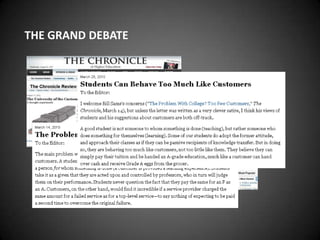 THE GRAND DEBATE
 