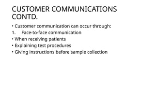 CUSTOMER SERVICES IN THE LABORATORY.pptx