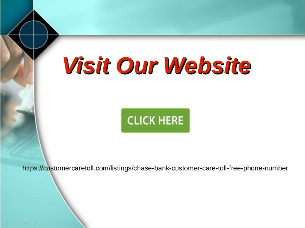 Customer service numbers of chase bank