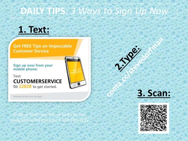 daily customer service tips