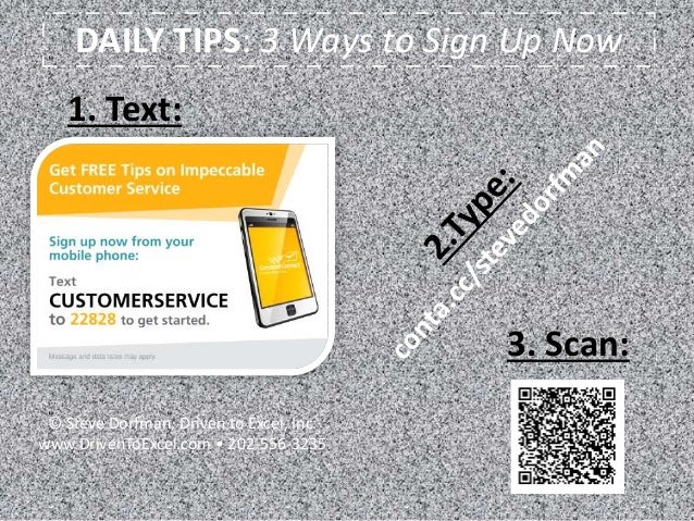 daily customer service tips