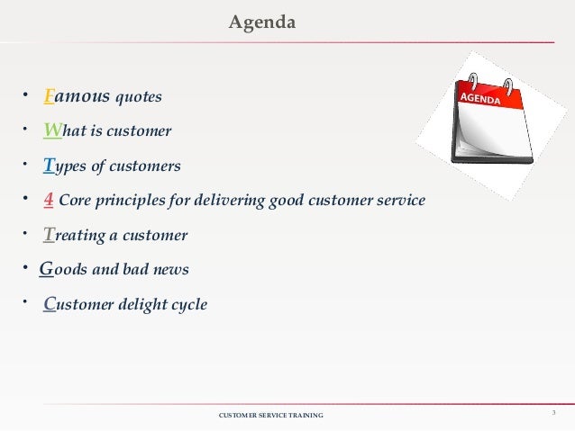 types of customer service training