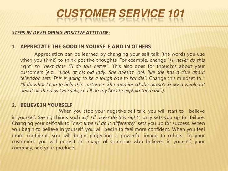customer service training 1 words to describe customer service