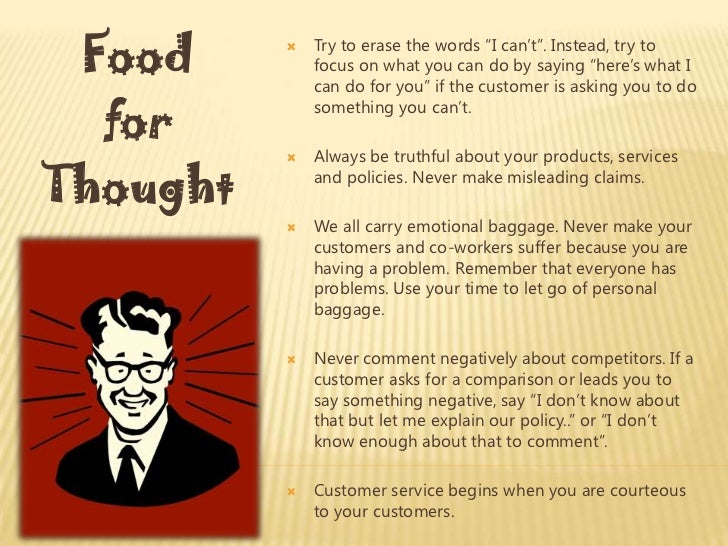 words to describe good customer service