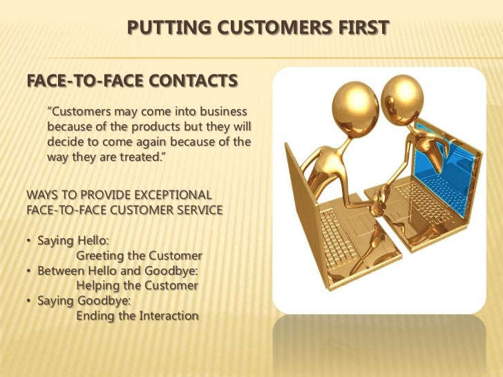 face to face customer service