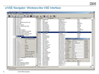© 2015 IBM Corporation16
z/VSE Navigator: Windows-like VSE Interface
 