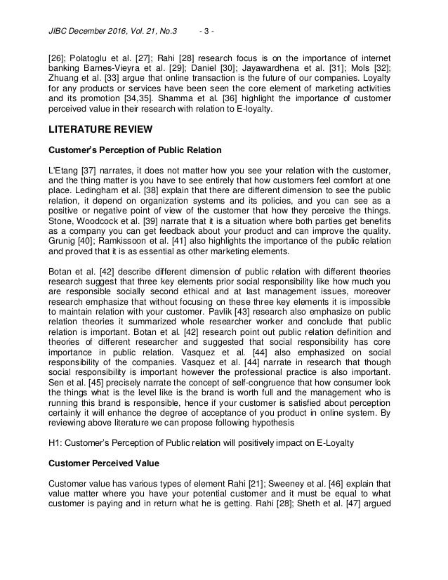 Literature review on customer perception towards online banking