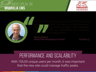 Customers speak on Magnolia CMS