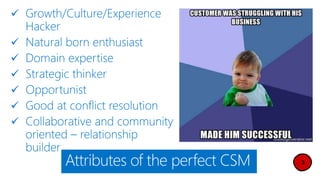 Attributes of the perfect CSM
 