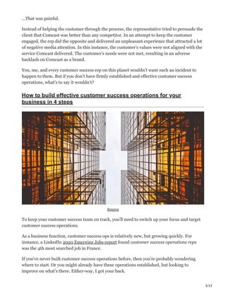 Customer Success Operations: How to Build Repeatable Processes to Scale ...