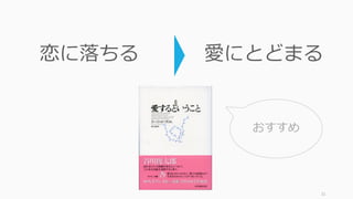 21
恋に落ちる 愛にとどまる
おすすめ
 