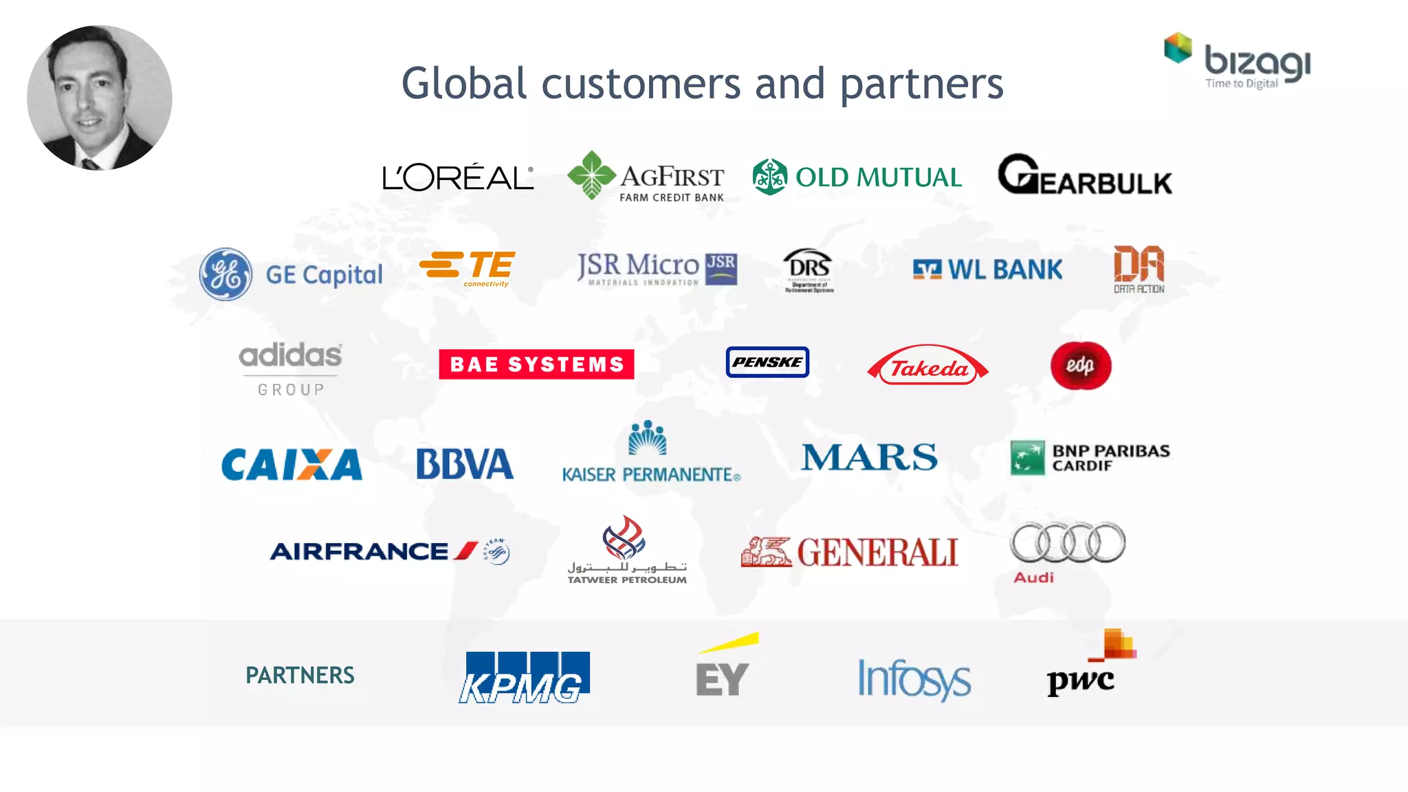 Global customers and partners
PARTNERS
 