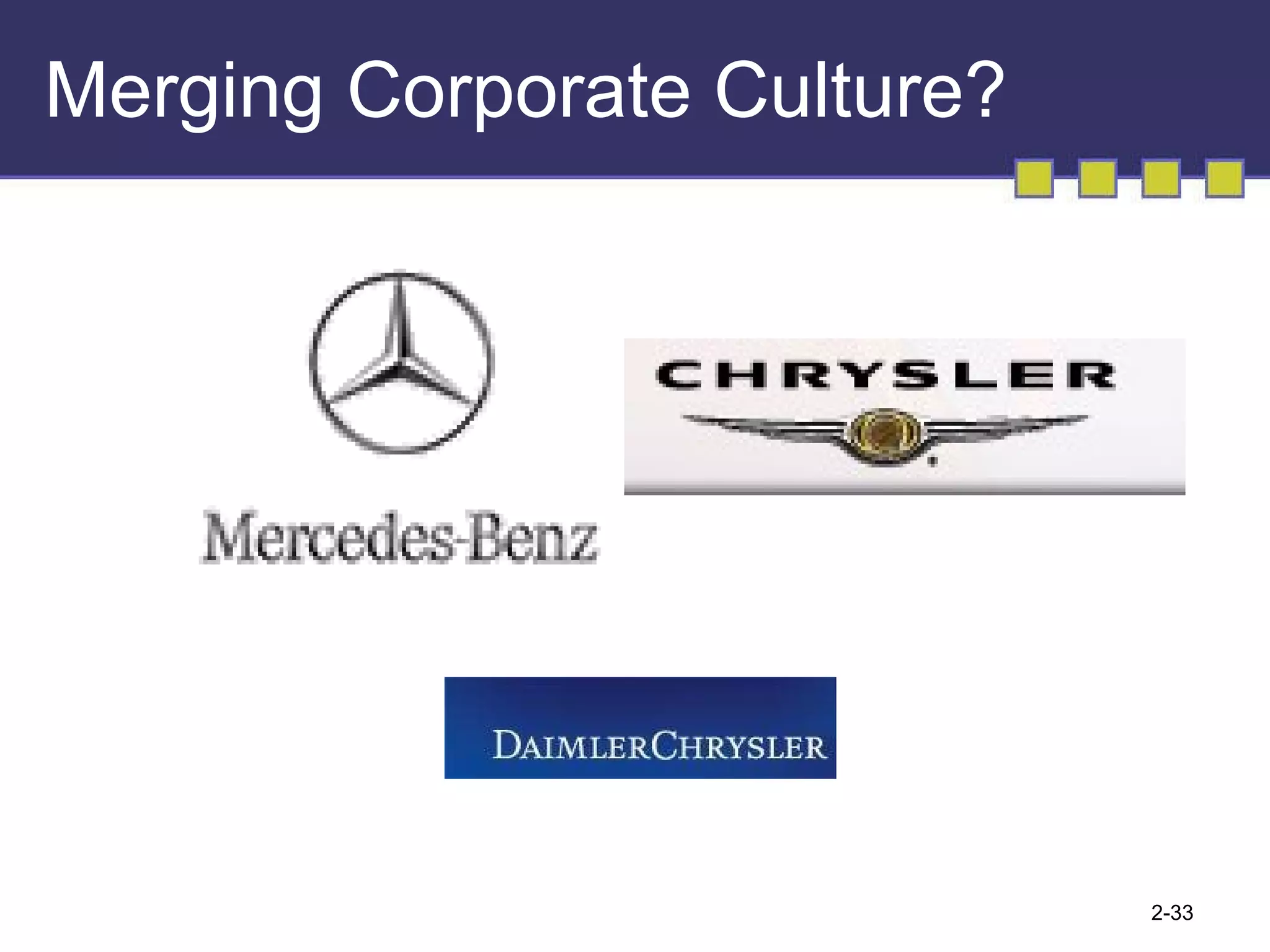 Merging Corporate Culture? 