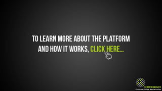 To learn more about the platform and how it works, click here…
 
