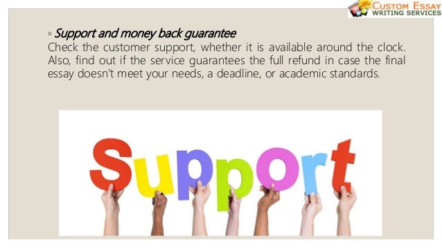 Different services essay