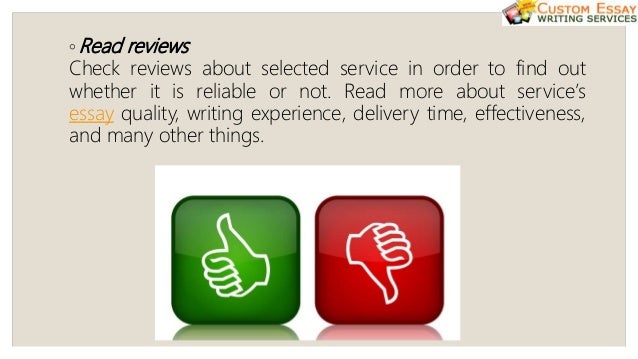 Different services - essay