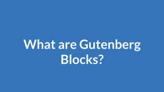 Custom gutenberg block development with React | PPTX