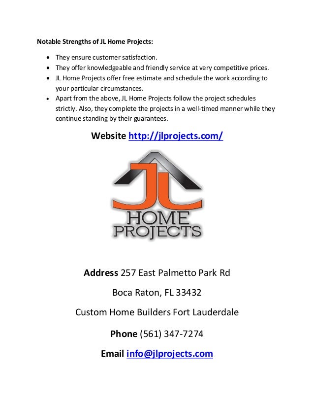Jl home projects Jl home projects