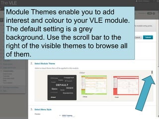Introduction to customising your module area in Blackboard Learn 9.1 | PPT