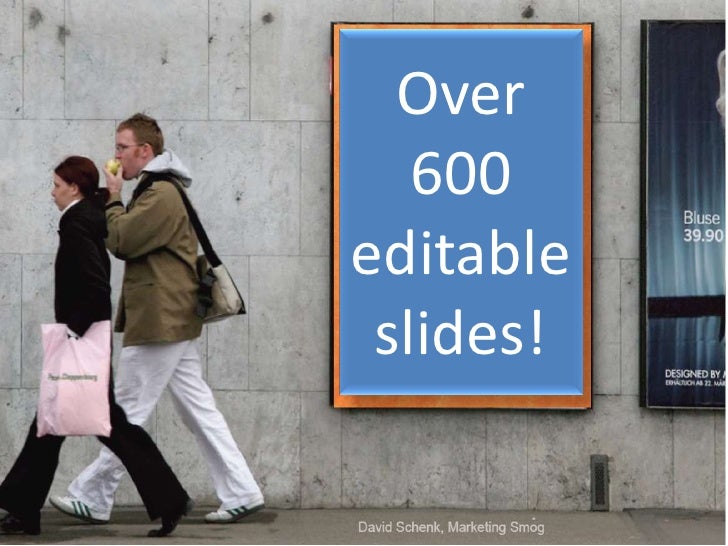 Over 600 editable slides!<br />