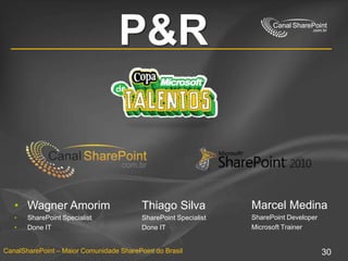 WebParts no SharePoint 2010Desenvolvendo minha primeira WebPart.