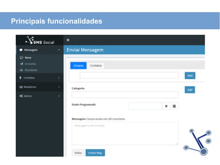 Principais funcionalidades
 