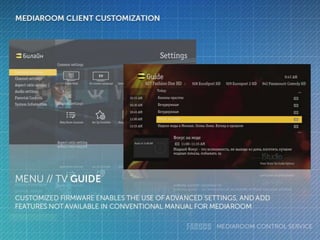 Mediaroom Customization