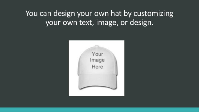 customize your own hat cheap