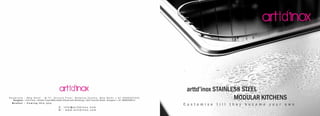 Customized Stainless Steel Modular Kitchens by Arttdinox