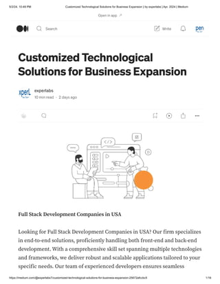 Customized Technological Solutions for Business Expansion.pdf
