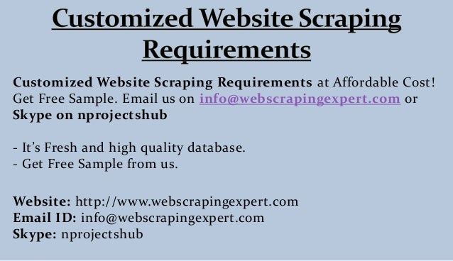 Sample websites for web scraping in python