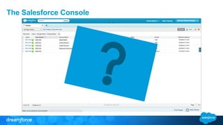 The Salesforce Console 
 