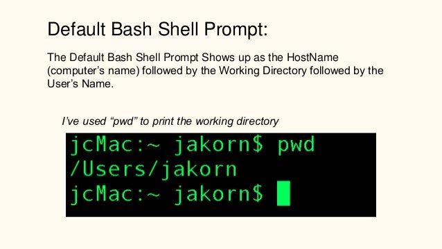 Customizing Bash Shell Prompt