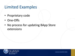 AppSec USA 2015: Customizing Burp Suite | PPTX