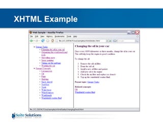 XHTML Example 